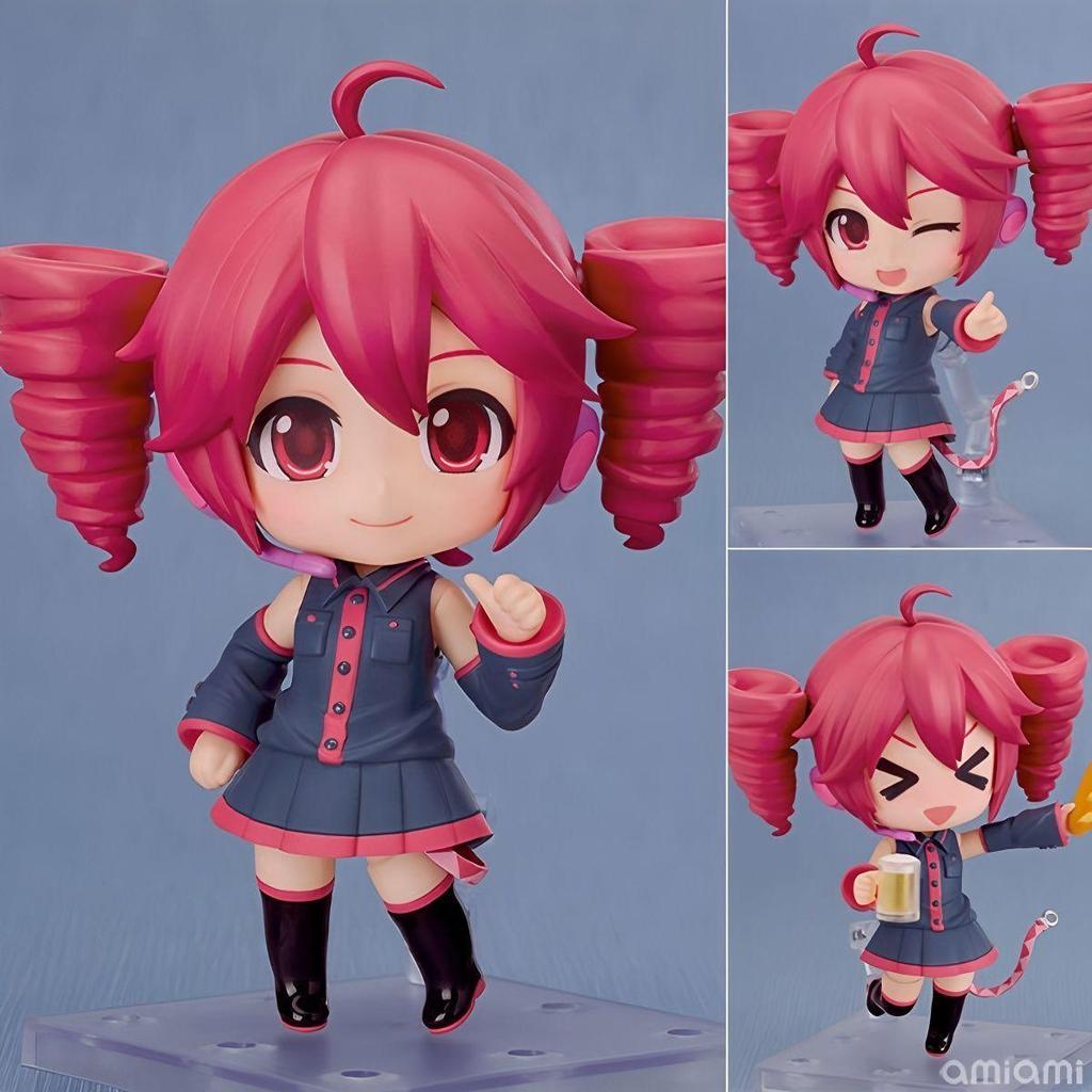 Q Version Anime Girl Figure: Cute, Beautiful, Replaceable Face Toy Ornament - Ideal Birthday Gift
