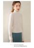Women's Cashmere High Collar Saddle Shoulder Sweater – Slimming, Versatile, Simple, Loose Fit Base Layer for Autumn/Winter.