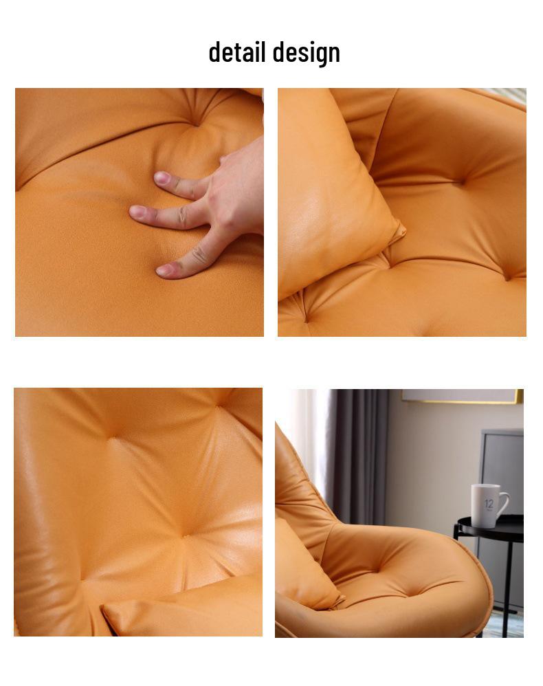 Nordic Swivel Chair: High-End, Rotatable, Lazy Sofa for Small Apartments and Bedrooms