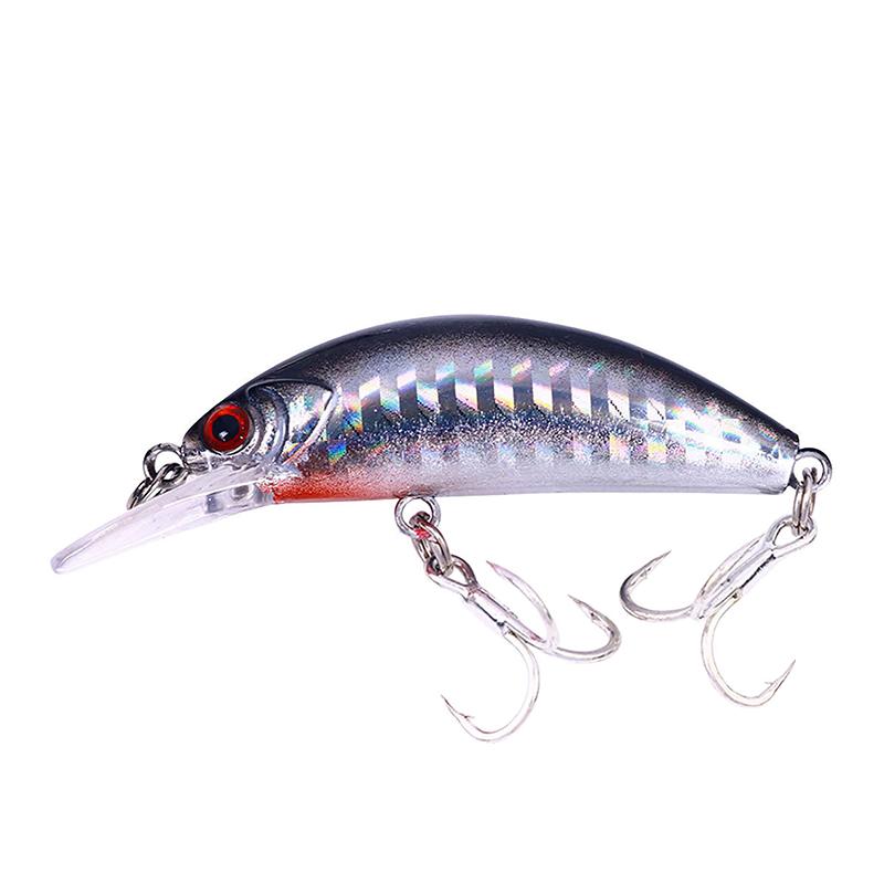 1Pcs Mini Sinking Minnow Fishing Lures 60Mm 5.5G Perch Wobblers Hard Deep Diving Artificial Bait Tackle