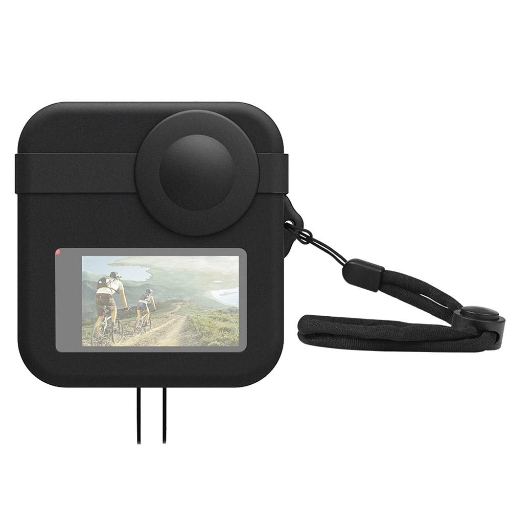 PULUZ PU454B For GoPro MAX Silicone Camera Body Protective Case with Lens Cap A