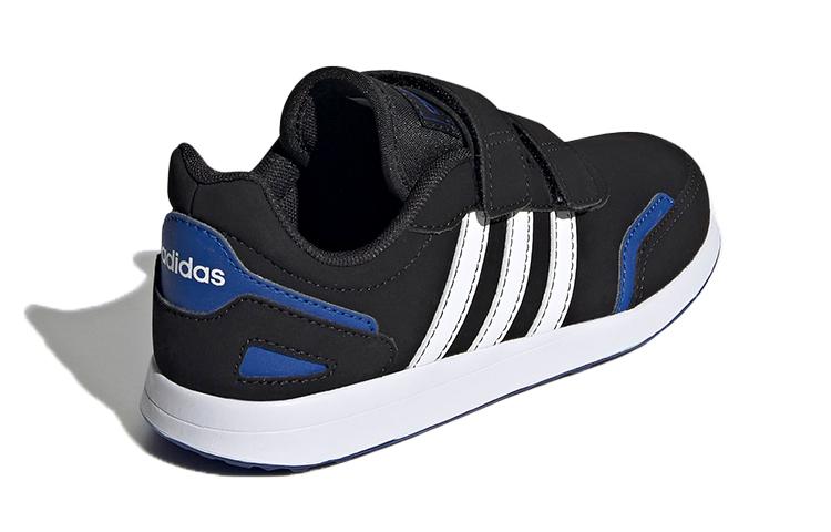 Adidas Neo Vs Switch 3 Breathable Low top Kids' Running Shoes Black Blue White Children Aged 3 7 Years Old FW3983