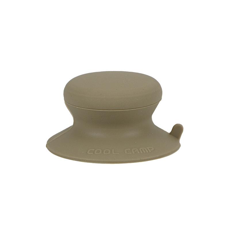 

{MX} Silicone Pot Lid Knob Anti-scad Pan Lid Holding Handle Suction Cup Grip Outdoor Picnic Lid Lifter Phone Holder хаки