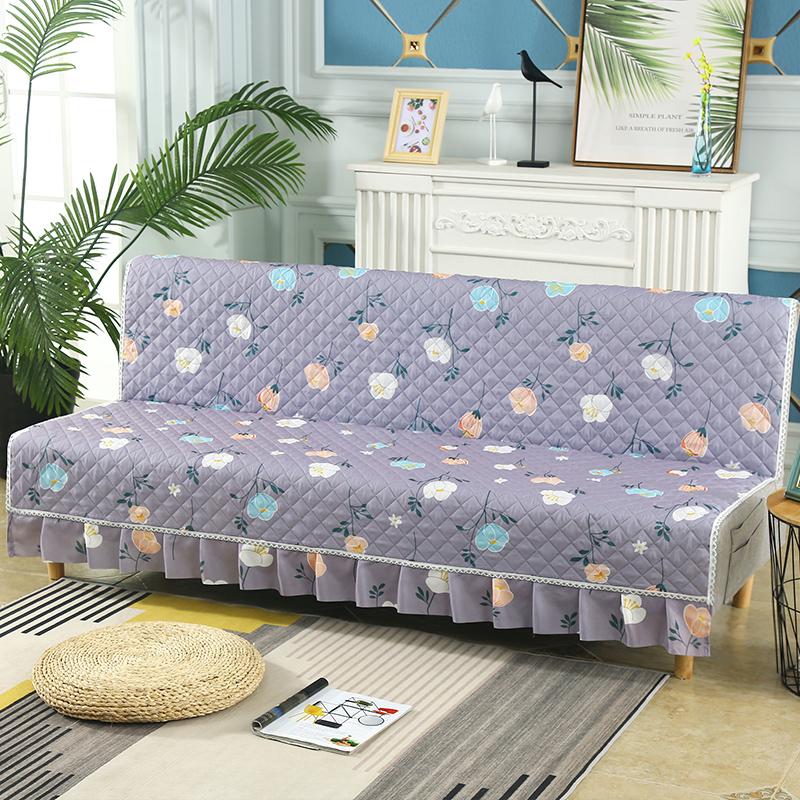 Universal Stretch  Sofa Bed Cover Couch Covers Armless Sofa Cover Washable  Elastic Folding Furniture Sofa Bed Covers