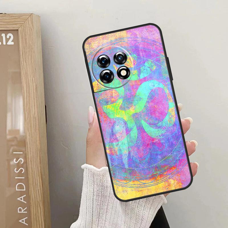 Aum Om Yoga Symbol Fitness Gym Case For OnePlus Nord 5 CE 3 4 Lite N20 N30 OnePlus 13T 13R 12R 10T 10R 10 11 12 13 15 Cover