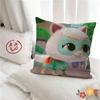 pc Cute Cartoon SSuperKitties Pillow Case Fashion Square Pillowcase Bedroom Sofa Room Ins Decoration Leisure