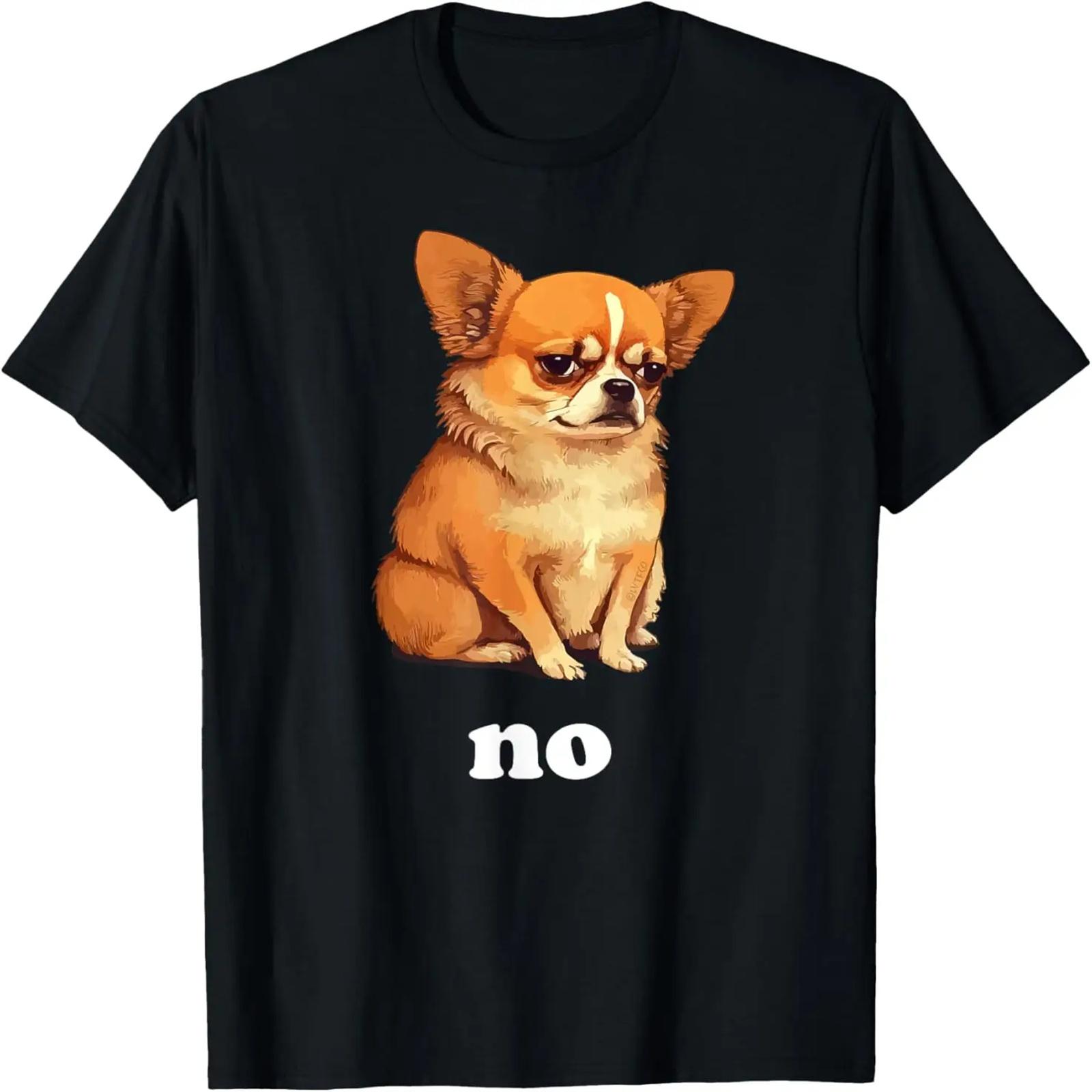

No Chihuahua Humor T-Shirt XXXXXL чорний