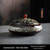 Large Ceramic Mosquito Coil and Incense Burner: Indoor Sandalwood and Agarwood Holder