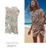 One-Sleeve Crochet Lace Beach Cover-Up for Women