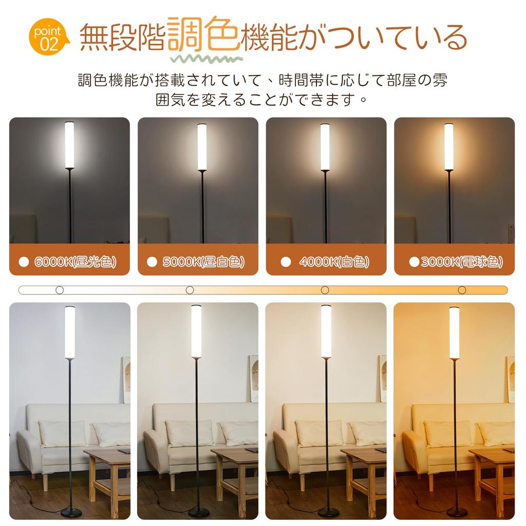 [New for 2025] SHANHE Floor Lamp, Indirect Lighting, Stand, Stylish, 15W, AppRemote Control, Stepless Dimming and Color Temperature Adjustment,