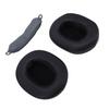 Kit de remplacement de coussinets d'oreille et de coussinet d'arceau pour casque sans fil Skullcandy Crusher 3.0 Hesh3