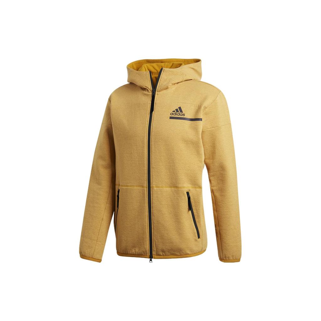 adidas Jackets Men's Gold Hooded Moderate Other GU2078
