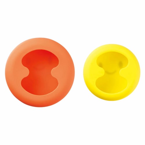 Cojit Vegista Vegi Shaki Ore-chan Lemo-chan Vegetable Storage Covers (2 Sizes, Orange/Yellow)