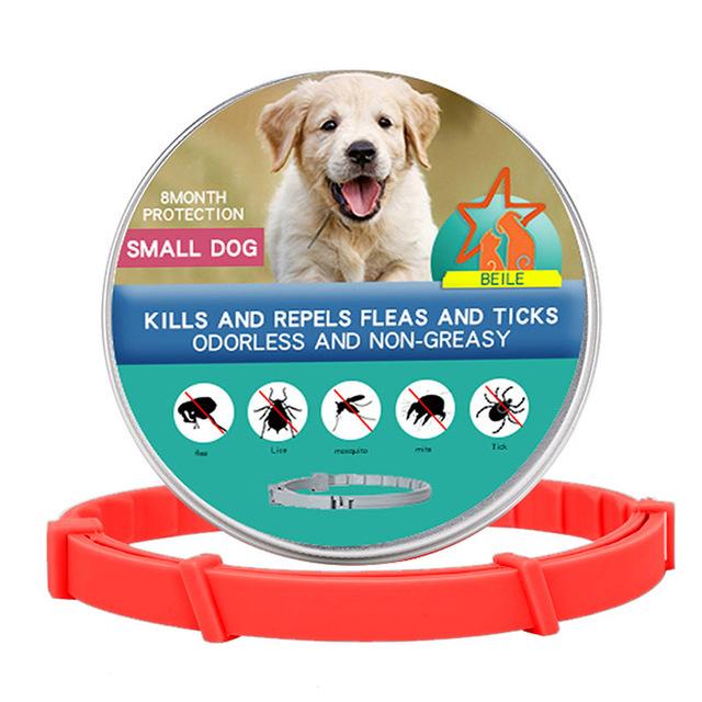 Pet Deworming Flea Collar Retractable Necklace Anti Flea And Tick Big Dog Puppy Cat Prevention Mosquitoes Pets Repellent Collar