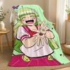 Welcome To Demon School Iruma Kun Throw 240g Flannel Blanket, Suitable for Sofas, Beds, Offices, Exquisite Gift Blankets