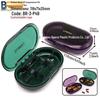 7-Day Round Petal Pill Box: Compact 7-Grid Medicine Organizer for Travel