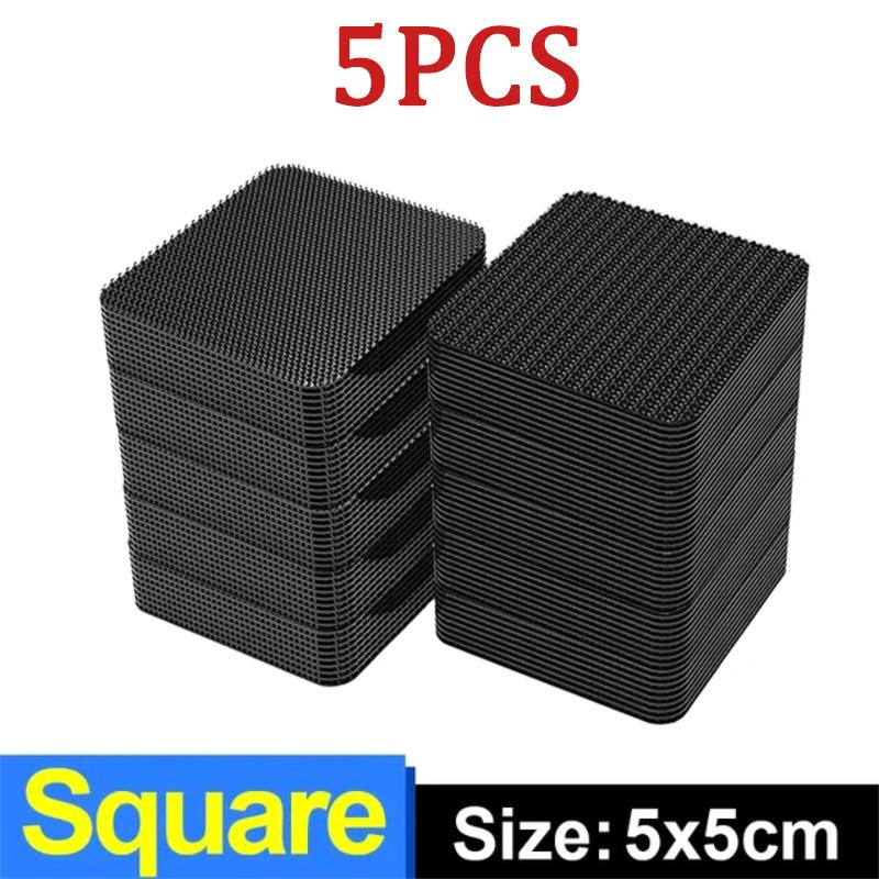 10/20/30Pcs Carpet Fixing Stickers Double Faced High Adhesive Car Carpet Fixed Patches Home Floor Foot Mats Anti Skid Grip Tapes