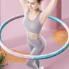 Nastavitelná vážená hula hoop pro dospělé a děti, odnímatelná 6dílná fitness obruč s pěnovým polstrováním pro posilování jádra a zeštíhlení pasu