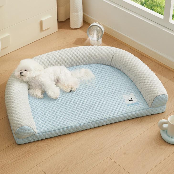 All-Season Small Dog Sofa Bed - Washable and Comfortable Sleeping Pad for Teddy and Bichon