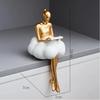 Abstract Cloud Ballet Girl Desk Figurine Ornament – Creative Home & Study Decoration
