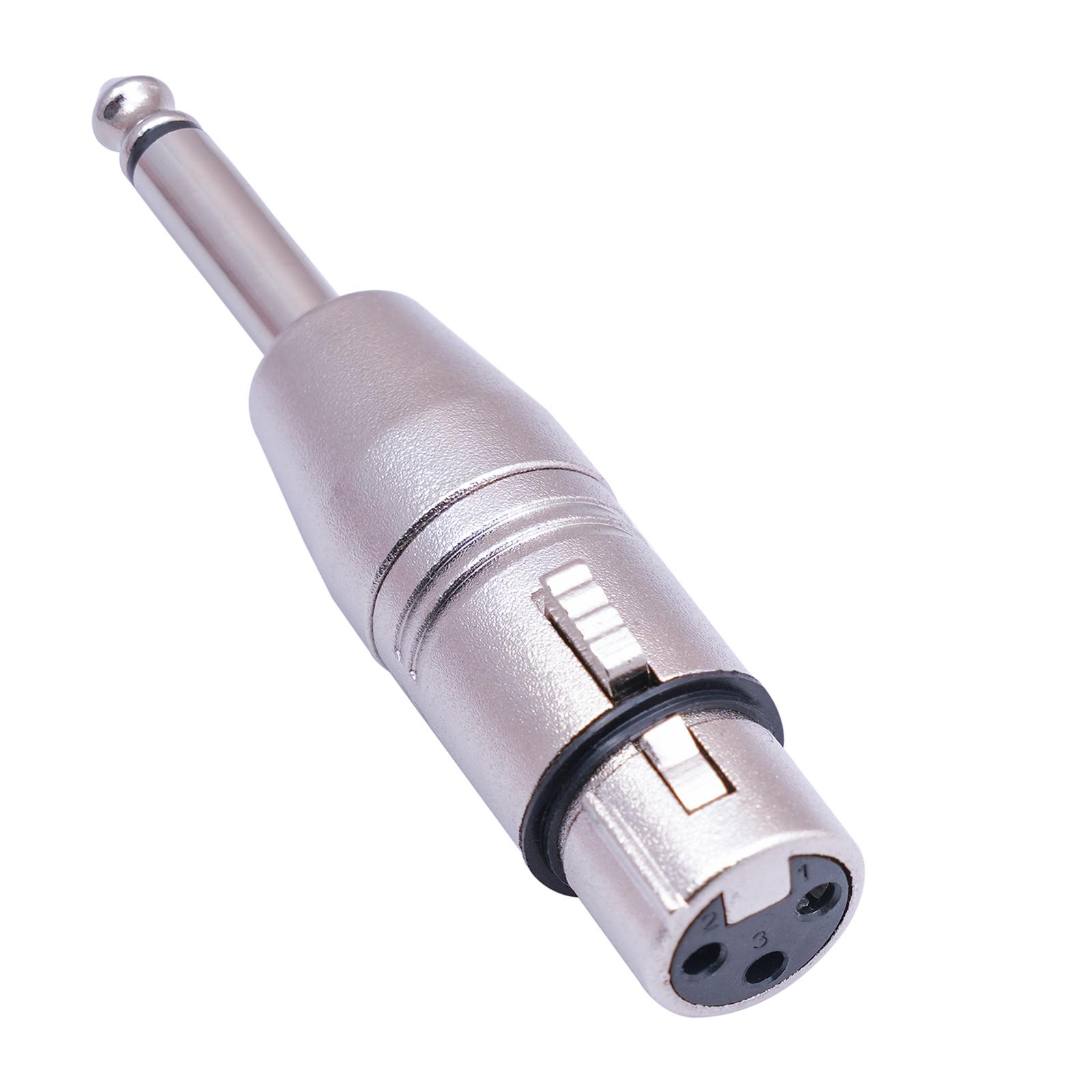 

XLR Female 3Pin to 6.35mm 1/4 inch стерео мужской аудио адаптер, 6.35mm 1/4 to XLR стерео аудио адаптер для микрофона