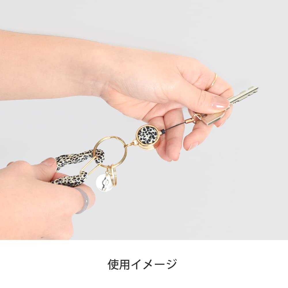 Flower Ring Carabiner Cat [FLOWERING] (with Reel) GKH0007-B