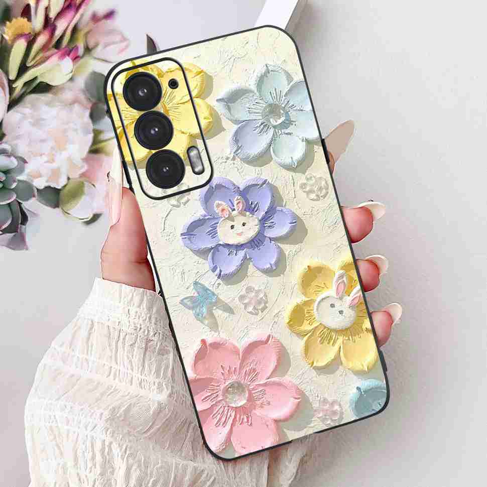 New Luxury Heart Case For Motorola Edge 20 Silicone Back Cover For Motorola Edge 20 Edge20 5G Shockproof Clear Bumper