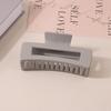 8.5CM x 10.5CM Rectangular Matte PS Hair Clip - Simple Shark Hair Accessory