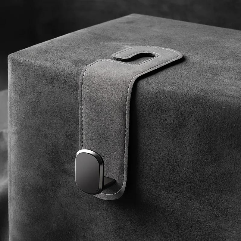 1pc Universal Auto Seat Headrest Hook Fur Zinc Alloy Car Storage Hanger Car Auto.