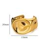 Irregular Rings For Women Gold Color  Steel Geometric Ring Fashion Simple Party  Jewelry Gift Femme