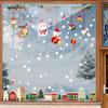 Christmas Reindeer Decoration, Cute Old Man Scene Arrangement, Electrostatic Glass Door, Restaurant Stickers