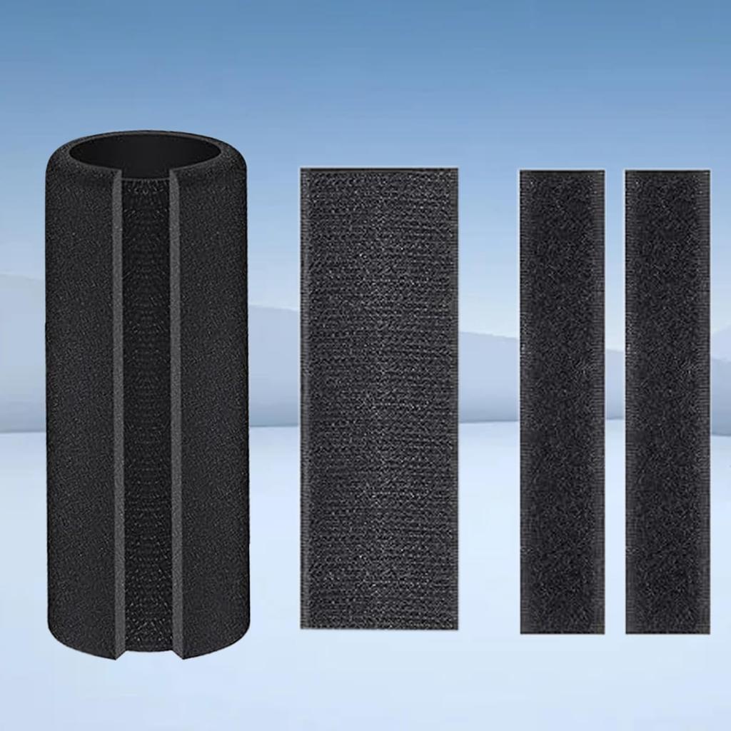 Motorcycle Steering Wheel Cover, Fitness Equipment Handle Grip, Dual Opening Design Buffer Sponge Grip