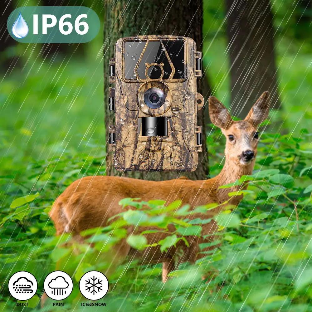 2025 8K WiFi Waterproof Trail Camera PR801W 60MP Supports APP Viewing for Outdoor Animal Hunting Night Vision and Farm Monitoring