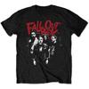 Fall Out Boy T-Shirt FOB Punk Scratch Band Official New Black