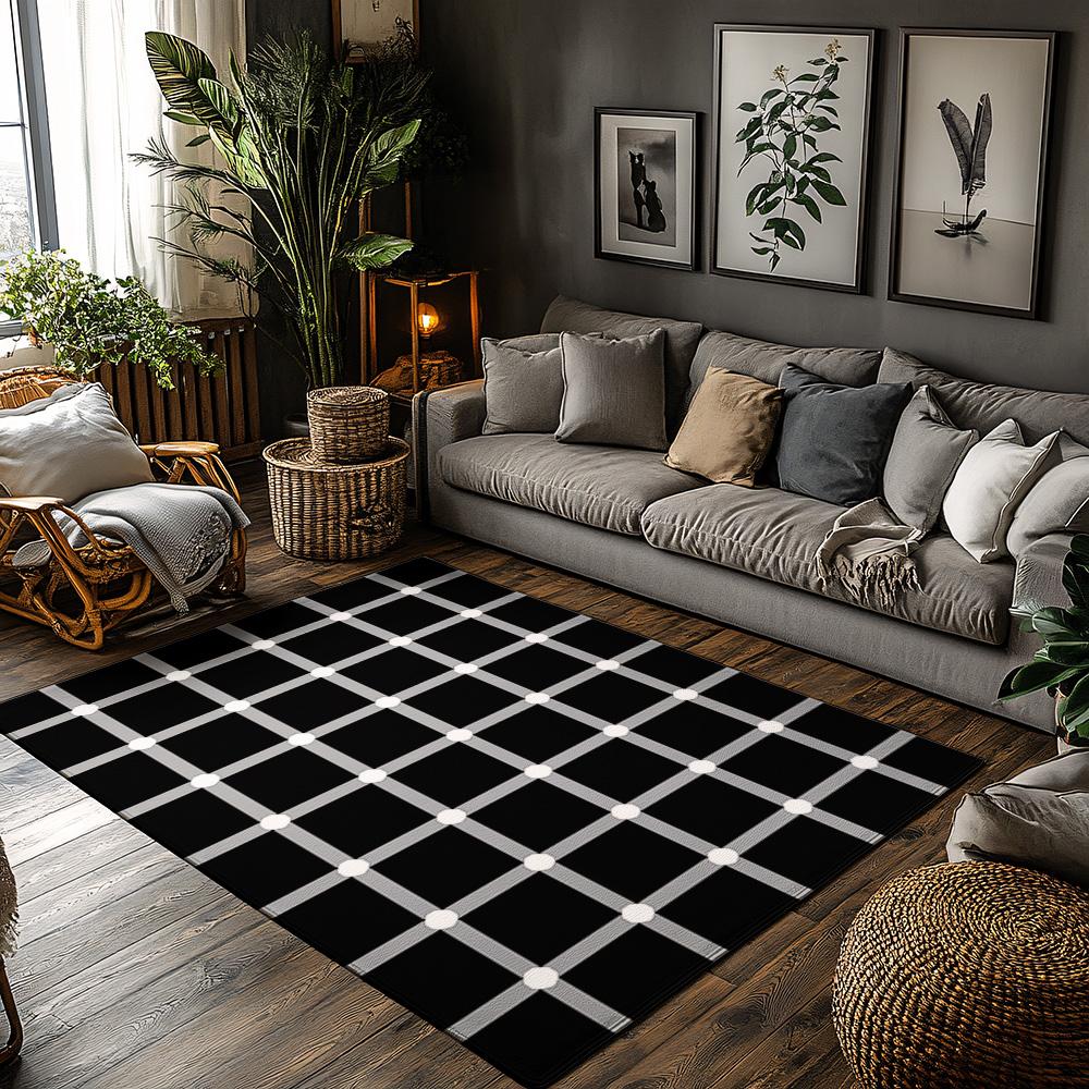 

Cozy Non-Slip Doormat Indoor Outdoor Welcome Mat Absorbent Floor Rug Modern Farmhouse Entryway Decor Washable Home Accent 60cm x 90cm