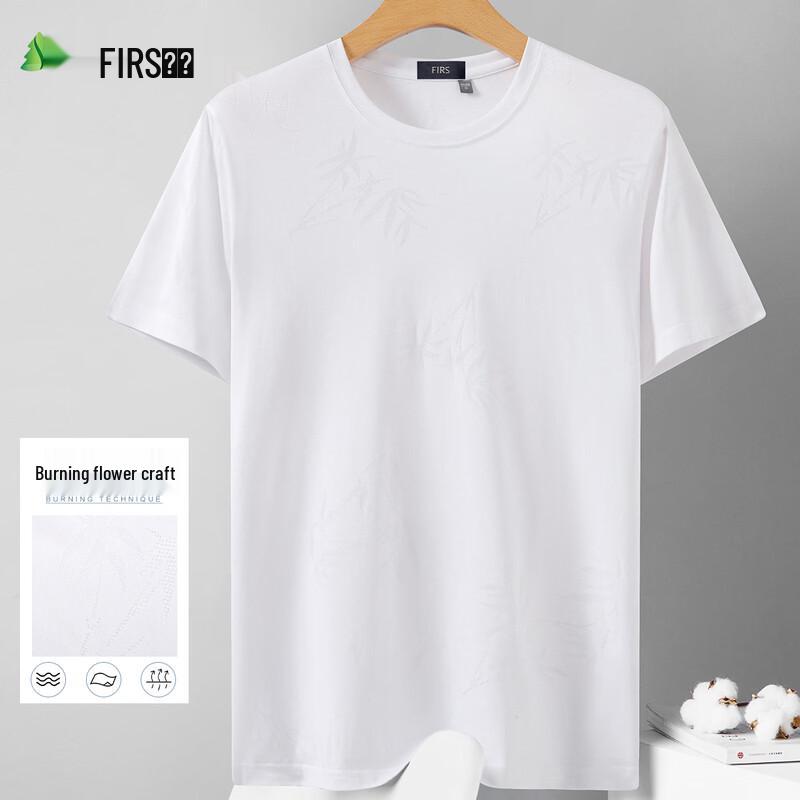

FIRS Men s Burnout Design Breathable Short-Sleeve T-Shirt L