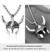 Punk Gothic Helmet Pendant Necklace - Edgy, Dark Style