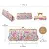 Sanrio Characters Liberty Print Pencil Large Pencil Cosmetic Floral Made in My Pink Case, Capacity, Case, Pouch, Print, Stationery, Women's, Cute,