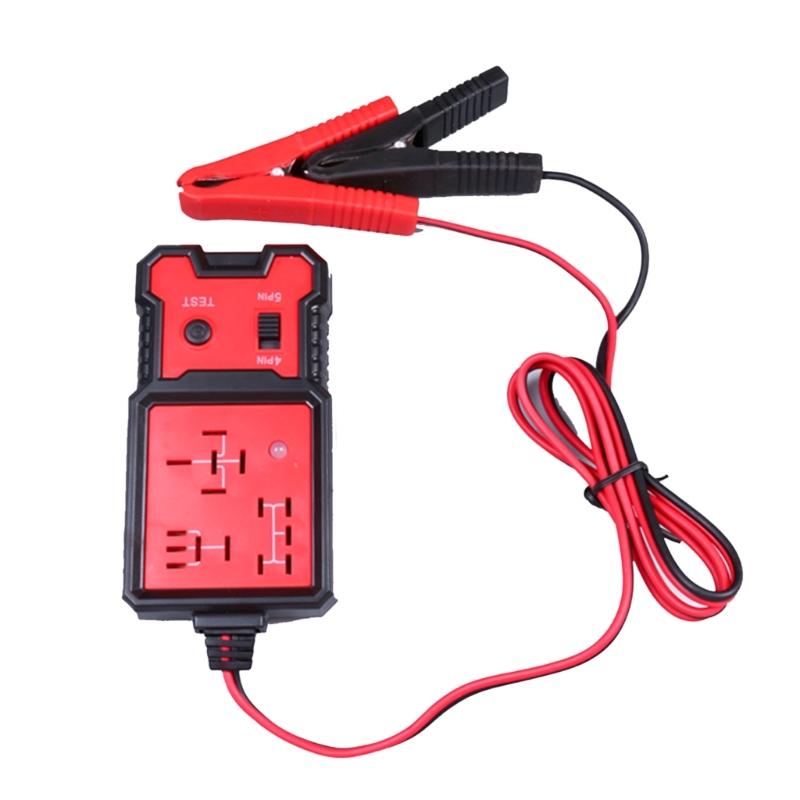 12V Autobatterietester Relaisanalysator Lichtmaschinenprüfer Fahrzeug Start Ladesystem Diagnosewerkzeug für-Motorrad
