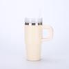14-20oz Edelstahl-Thermosbecher mit Griff und Strohhalm