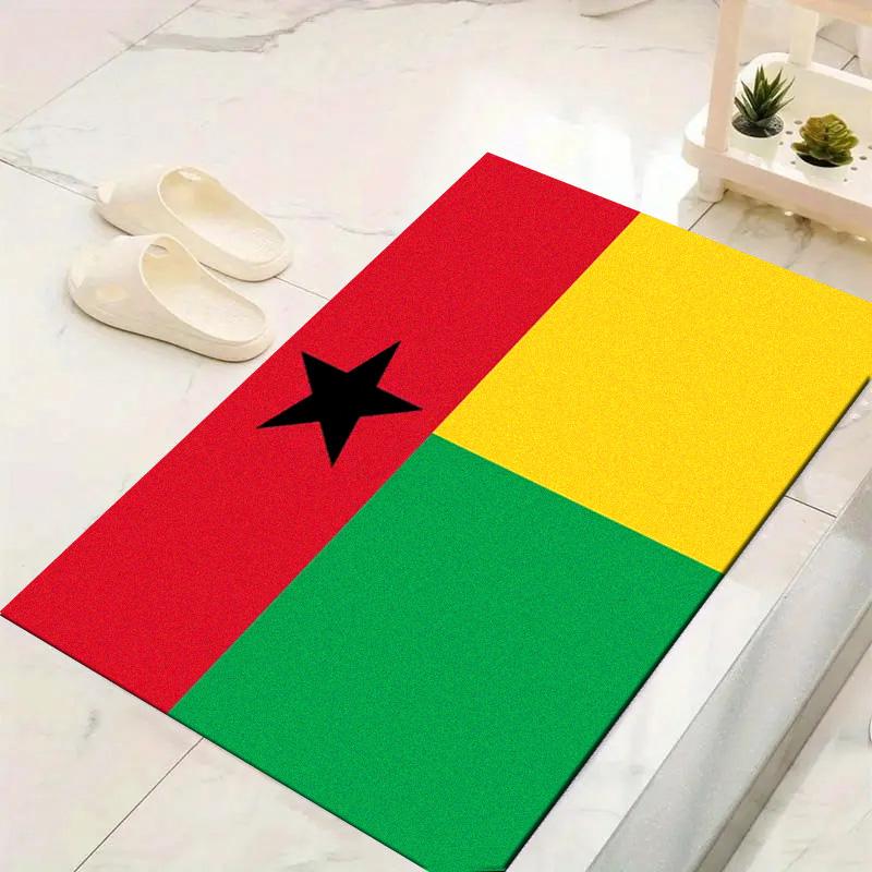 Guinea Bissau Carpet Rug for Living Room Bedroom Home Sofa Decoration, Kids play Non-slip Floor Mat