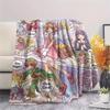 Cute Cardcaptor SakuraPrint Flannel Blanket, High quality Comfortable for All Seasons, Home Decor, Warmth and Comfort