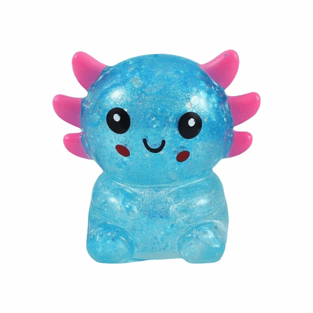 Fun Squeeze Salamander Squishy Toys Elasticity Stretchy Axolotl Squeeze Toy Fidget