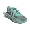 Adidas Originals Ozweego Comfortable Breathable Non-Slip Low-Top Lifestyle Shoes Women sneaker Gray Green GW3319