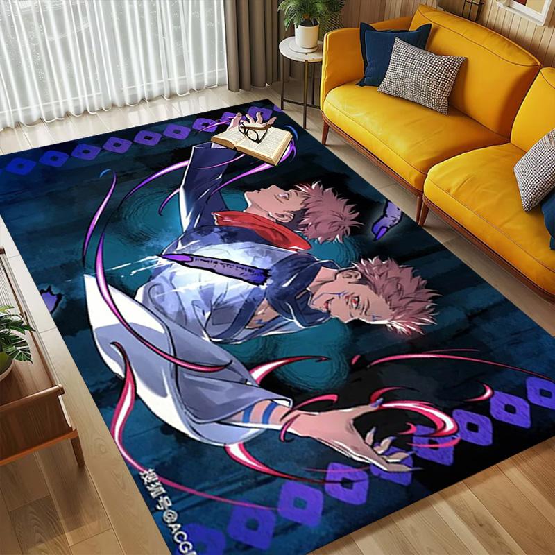 Jujutsu Kaisen Living Room Nonslip Area Rug Soft Carpet For Bedroom Game Playroom Sofa Office Home Decor Doormat Christmas Gift C9302177