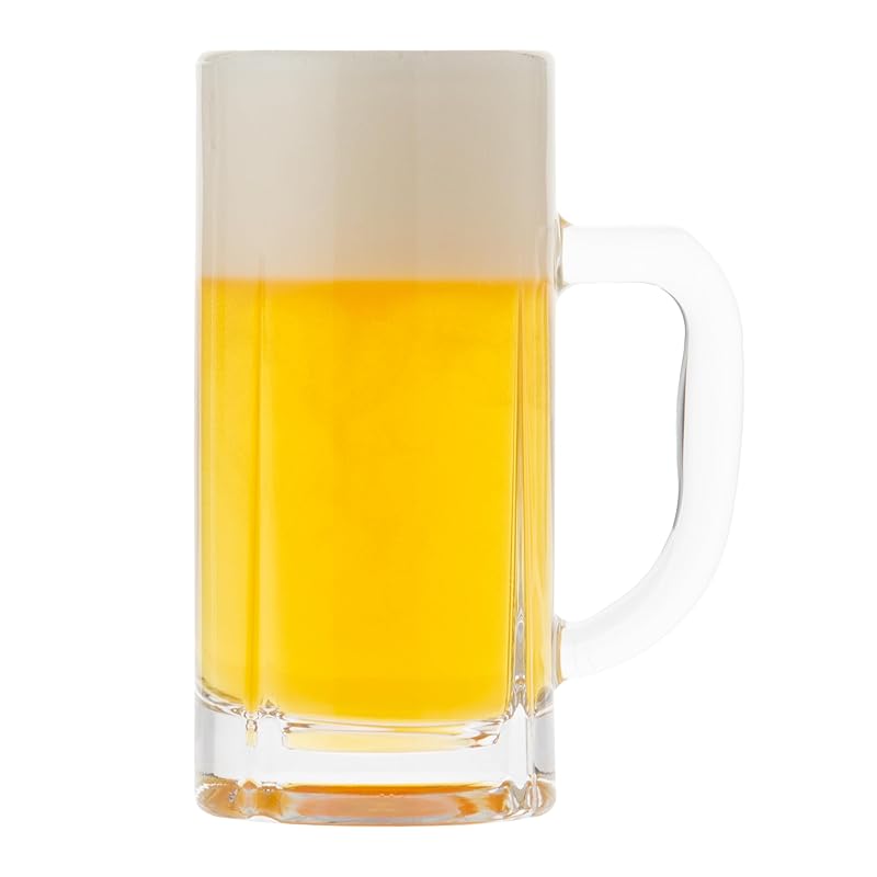 

Toyo Sasaki Glass beer mug 435ml made in Japan Dishwasher safe 55484 clear