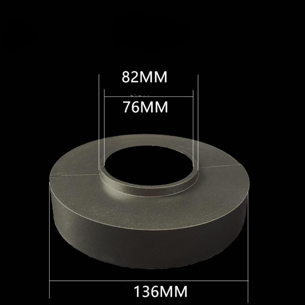 

Plating Drain Pipe Cover ABS Tube Accessories Useful Faucet Decor Kitchen grey 75mm