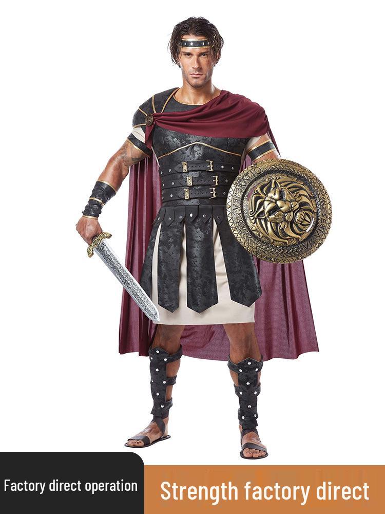 Spartan Warrior Gladiator Costume for Halloween and Cosplay