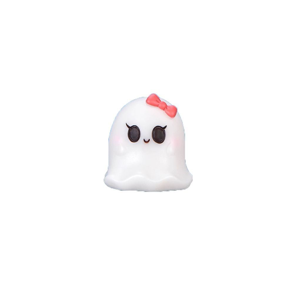 Cartoon Style Resin Craft Halloween Figurine DIY Ghost Halloween Small Ornament Elf Cute Pumpkin Statue Embellishment