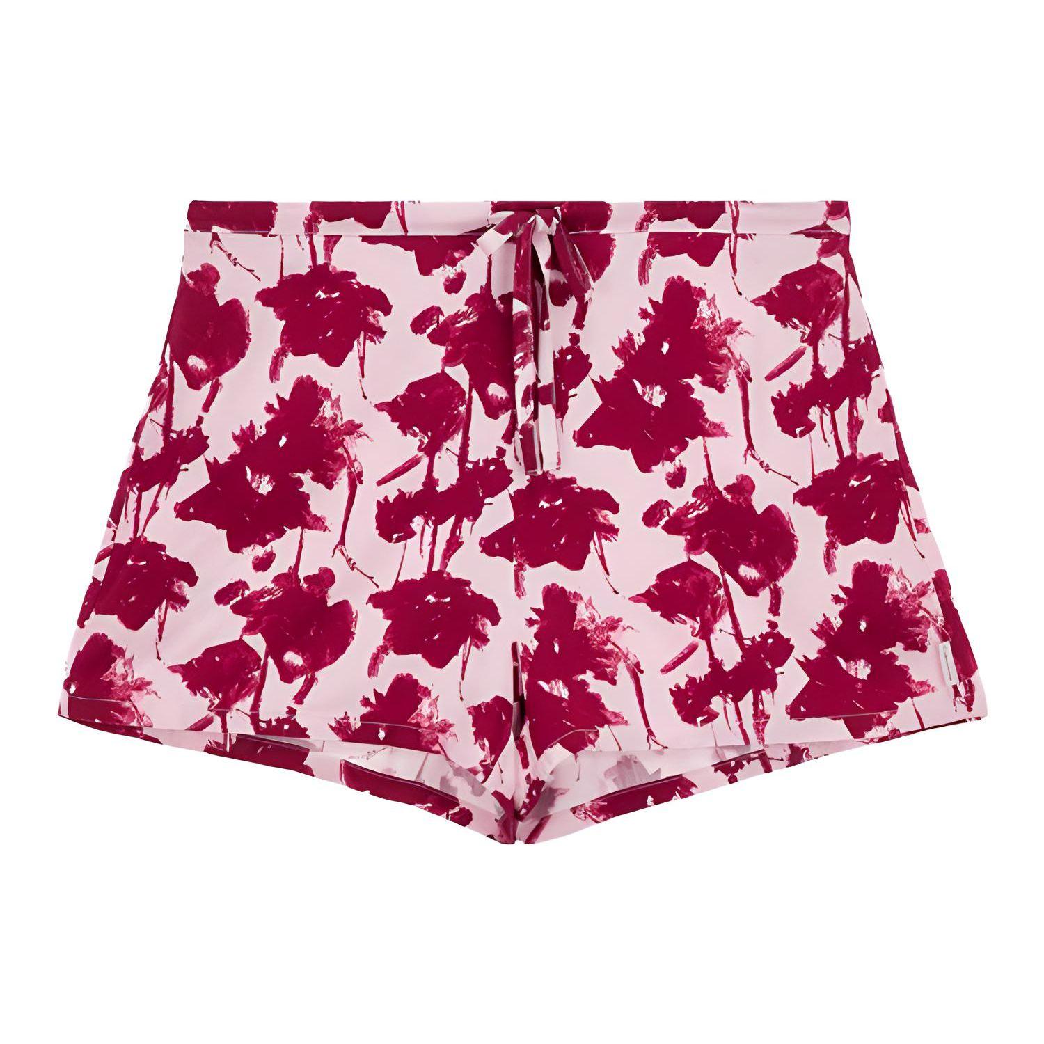 

Calvin Klein Повседневные шорты на шнуровке с цветочным принтом Женские шорты Розовый QS6029-IXB S